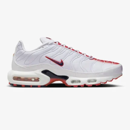 Air Plus TN White-Midnight Navy-University Red