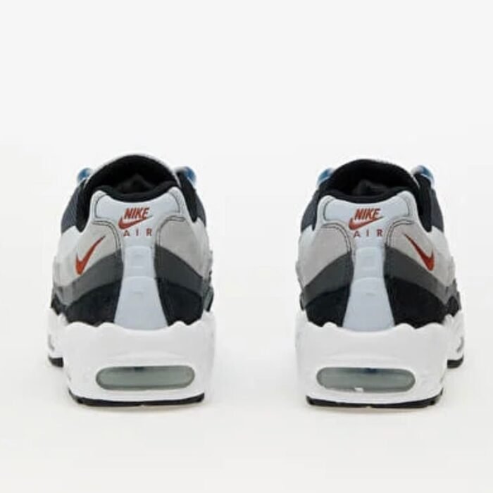 Nike Air Max 95 “Wolf Grey/ Rugged Orange-Black-Blue Tint” - Image 5