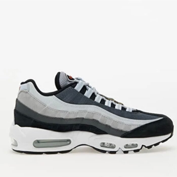 Nike Air Max 95 “Wolf Grey/ Rugged Orange-Black-Blue Tint” - Image 6
